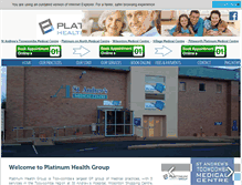 Tablet Screenshot of platinumhg.com.au